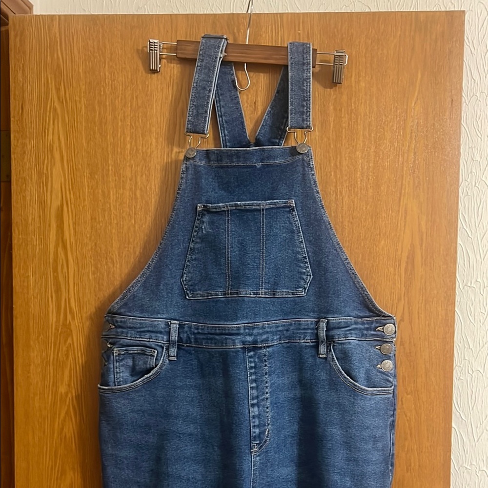 Ava & Viv Blue Denim Jeans Overalls